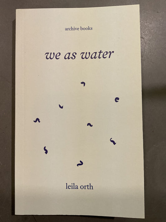we as water