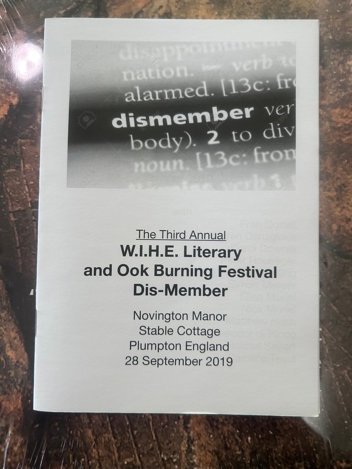 The Third Annual W.I.H.E