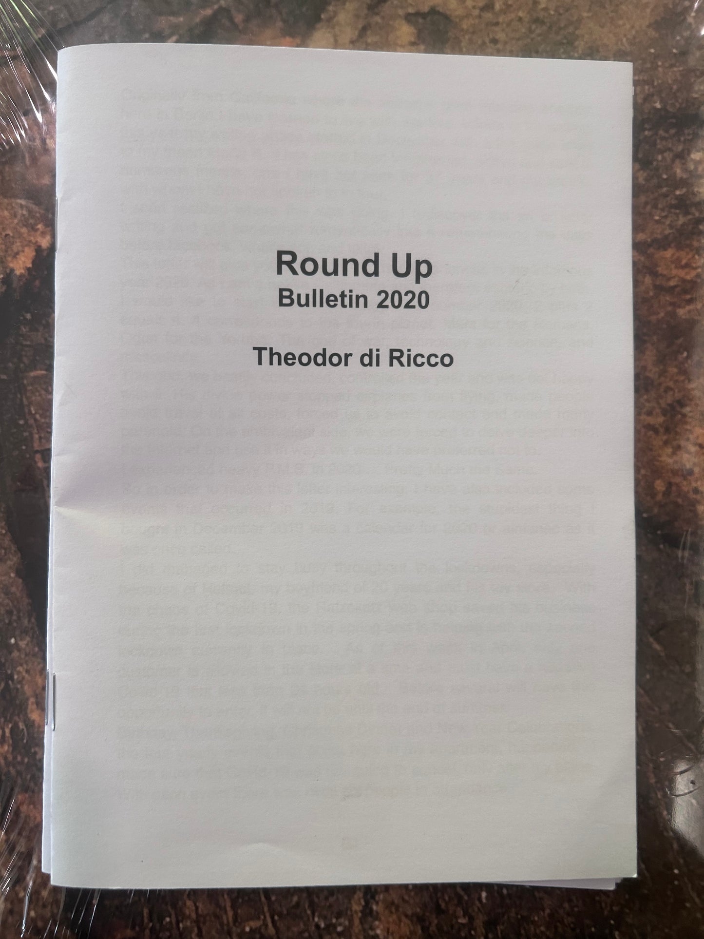 Round Up Bulletin - 2020