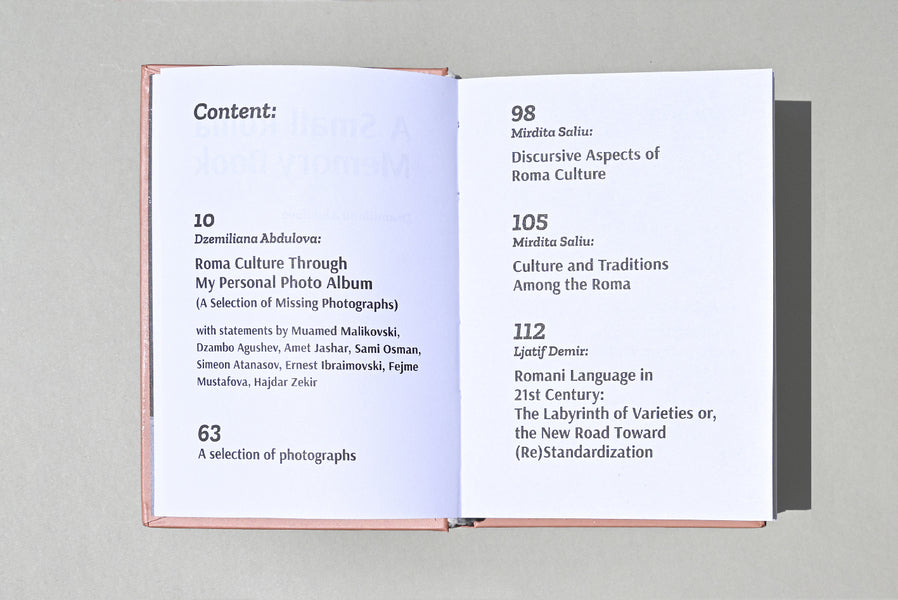 A Small Roma Memory Book