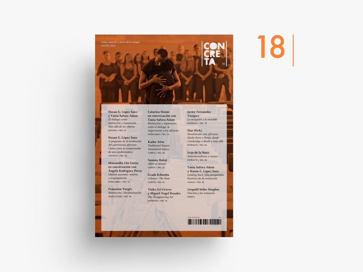 Concreta 18, Dialogue as restitution and reparation Beyond the objects (Autumn 2021)