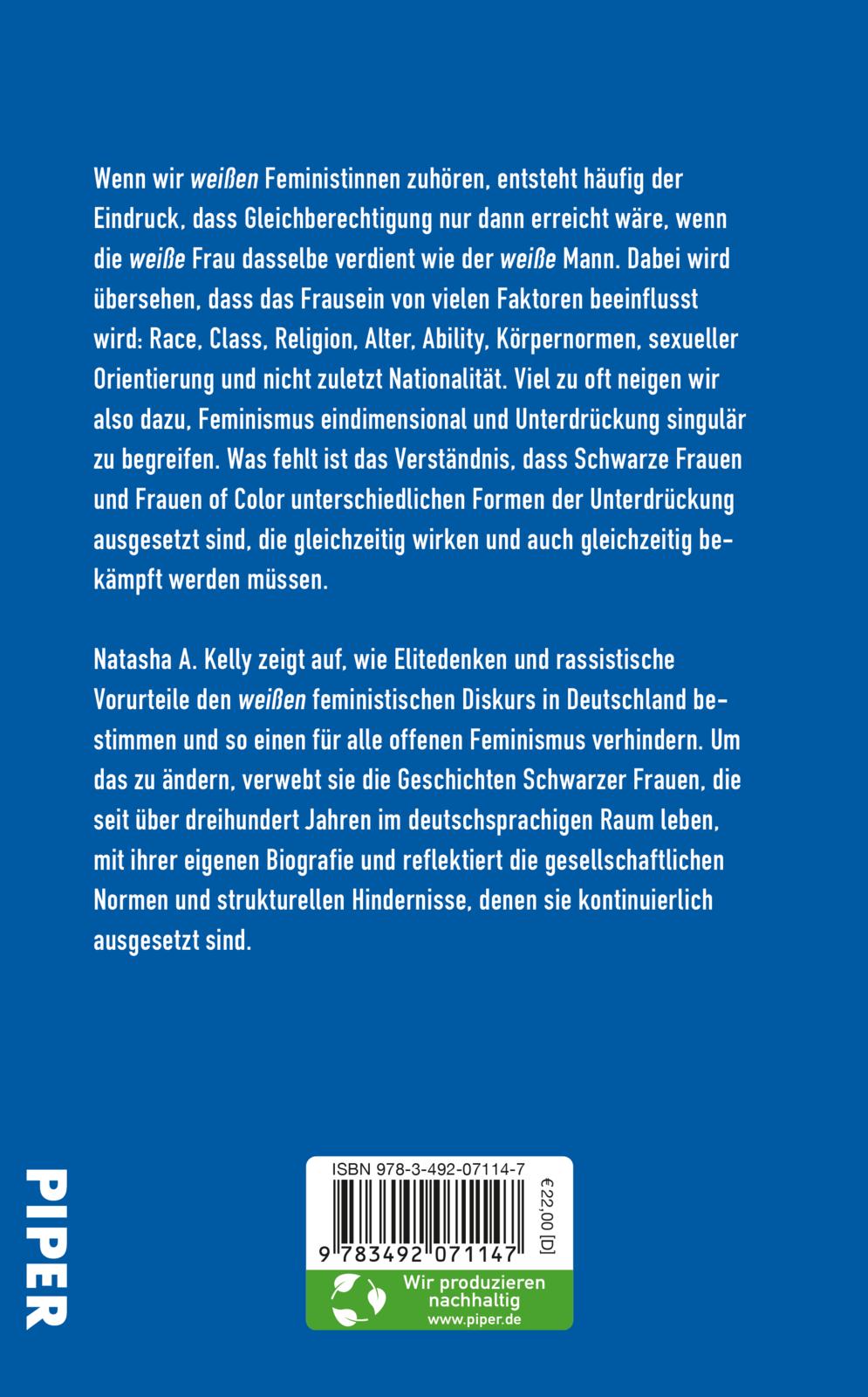 Schwarz. Deutsch. Weiblich:
Warum Feminismus mehr als Geschlechtergerechtigkeit fordern muss