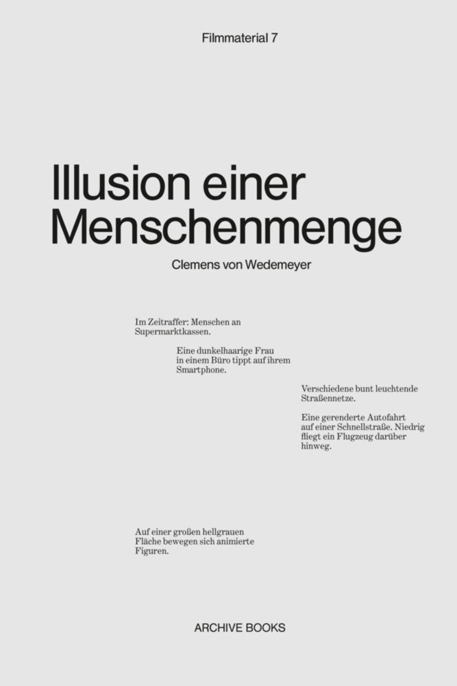 Illusion einer Menschenmenge